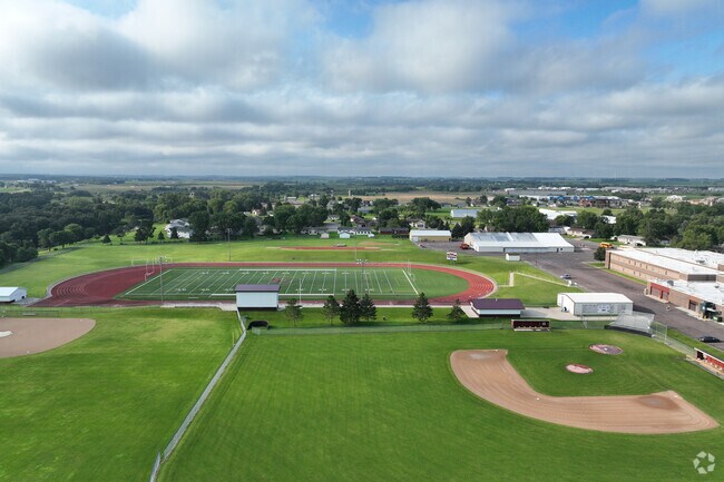 Sauk Centre Secondary School serves grades 7-12.
