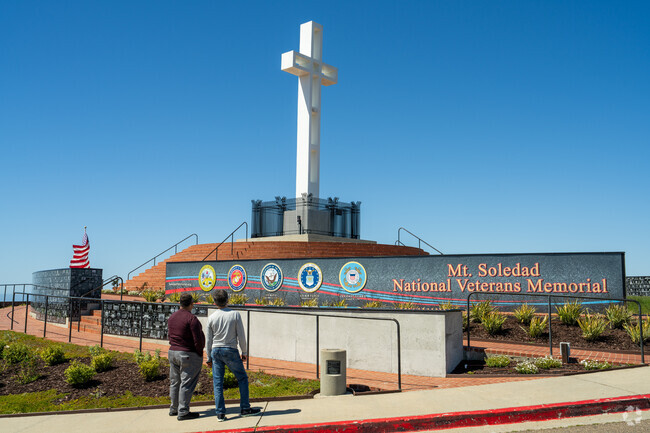 The iconic Mt. Soledad honors our veterans on the highest point of La Jolla Alta.