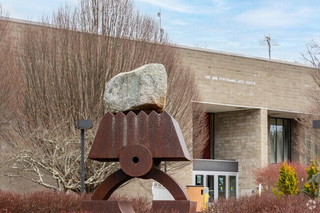 The Fine and Performing Arts Building is gathering place for creatives and spectators.