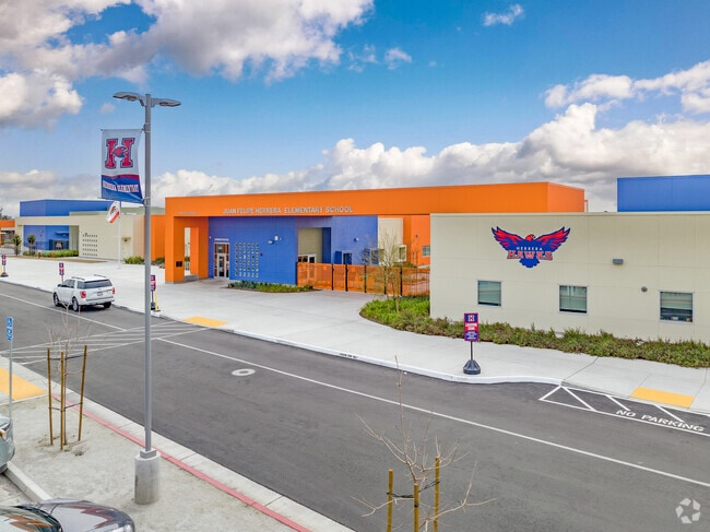 Juan Felipe Herrera Elementary serves grades K-6 in Fresno.
