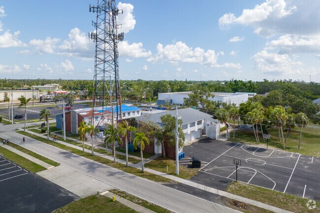 Rock Christian Academy in Fort Myers has it's own radio antenna tower for broadcasting services.