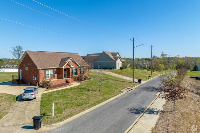 A residential street in the neighborhood.