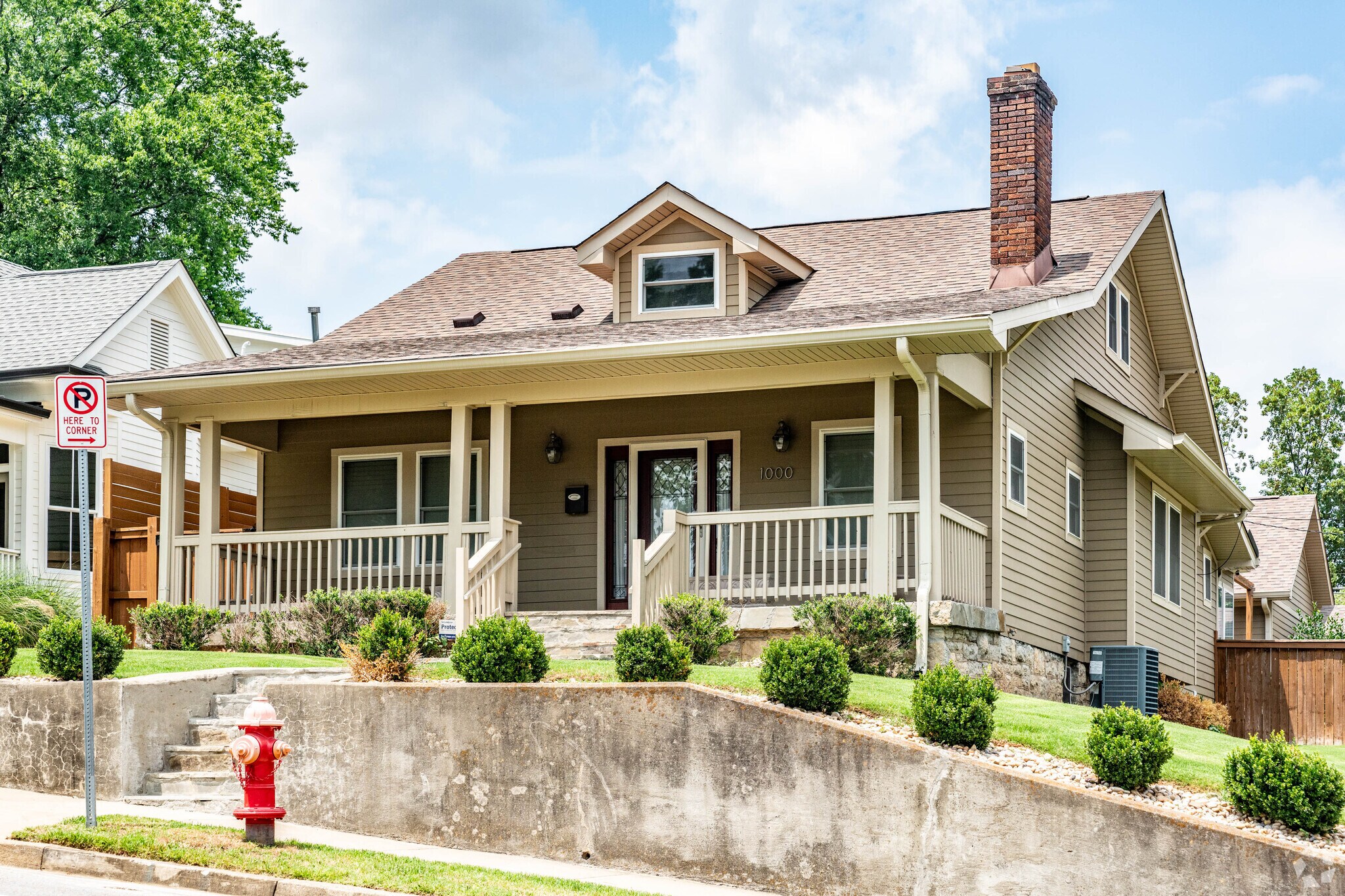 Craftsman bungalow homes are common in 12 South.