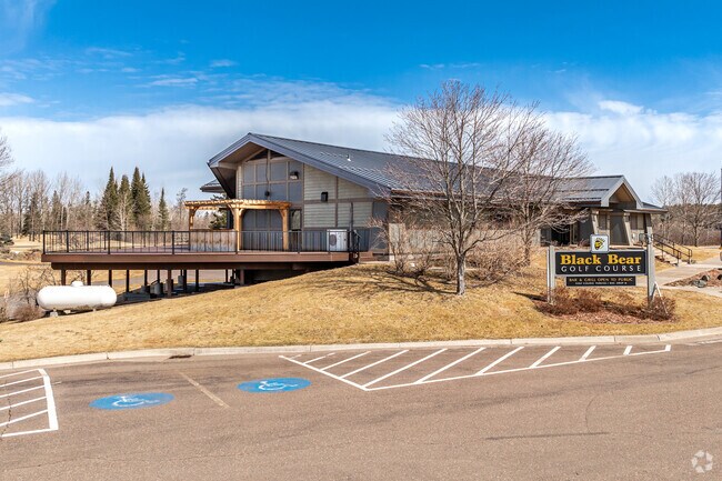 The 6,560-yard, par-72 Black Bear Golf Course is located south of Cloquet adjacent to Black Bear Casino.