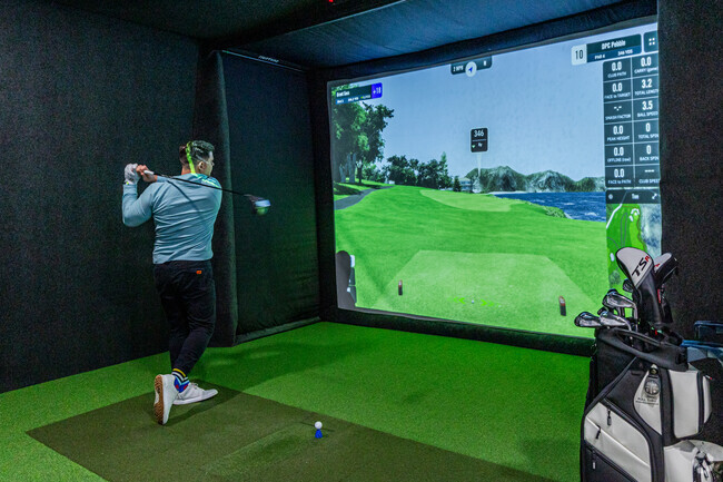 Clover Trails golfers can head to Black Squirrel Golf Club to play their golf simulator.