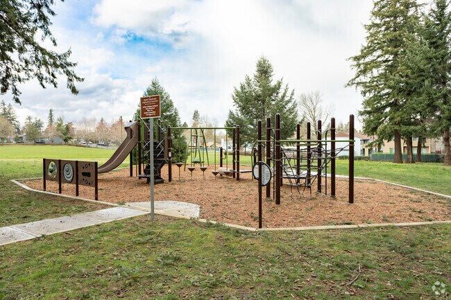 Kirk Park has safe and modern playgrounds for children.