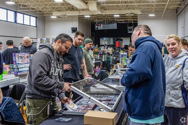 Vendors are very happy to be a part of the Morris County Card show in Parsippanny, NJ.