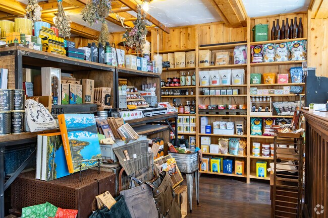 Black Fox Provisions is a charming little general store near Evergreen Heights and Estates.