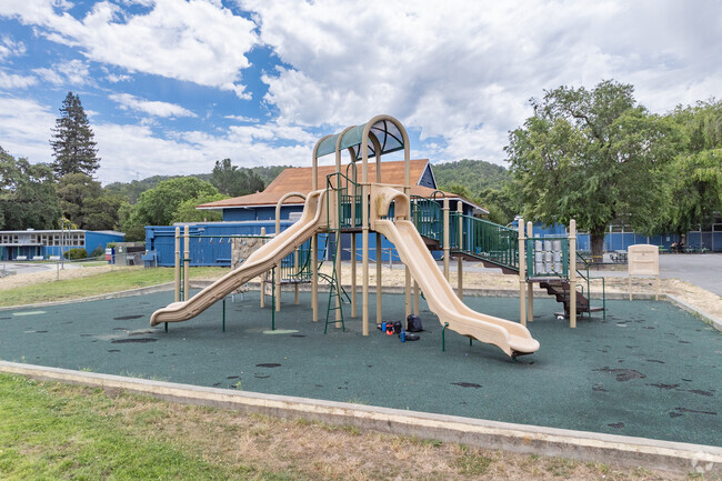 Your children will love the playground at Loma Verde Elementary School.
