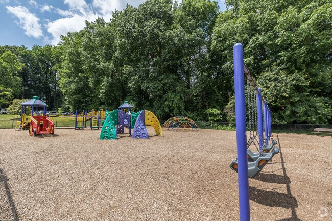Kids love the playground at Kings Park Elementary School.