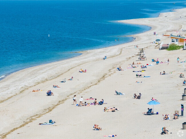Don't forget your sunscreen when you head down to Cedar Beach in Mount Sinai.