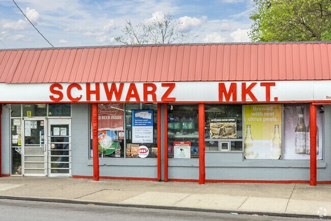 Schwarz Market offers select grocery needs in East Westwood.