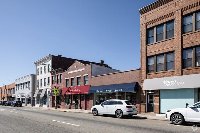 Local retail stores in downtown Englewood.