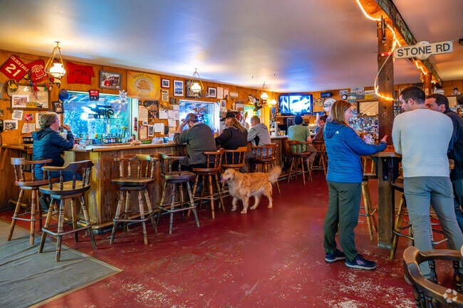 The Golden Eagle Saloon in Ester is a local favorite where residents can cook their own burgers.
