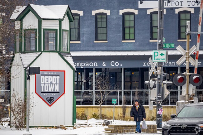 Ypsilanti's historic Depot Town acts as a second downtown with more shops and restaurants.