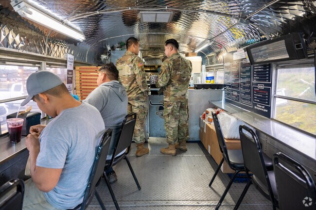 Stop into Tony's Tacos bus for a delicious lunch in Frederickson.