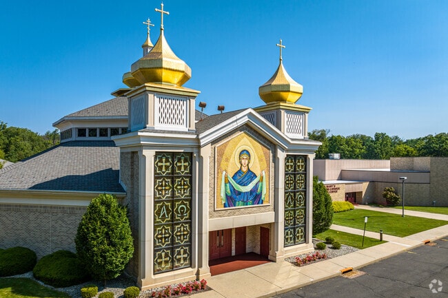 Manville's magnificent St. Mary Byzantine Catholic Church is one of many places of worship here.