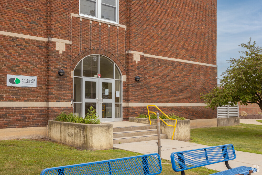 Entrance to Relevant Academy in Grand Ledge.