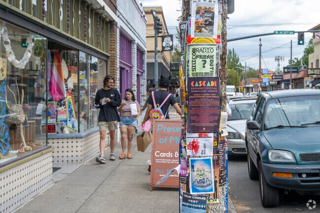 South east Belmont st. is a hotspot in the Sunnyside neighborhood.