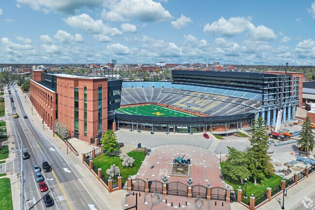 University of Michigan Stadium is the nation’s largest stadium and home to UofM's Wolverines.