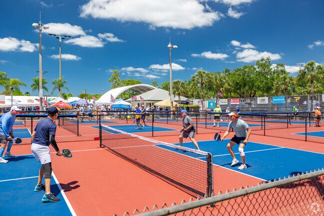 East Naples hosts an annual US Open Pickleball Championship with thousands of visitors.