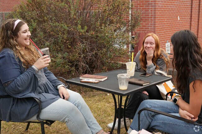 Cups Espresso Cafe offers a great location for friendly gatherings.