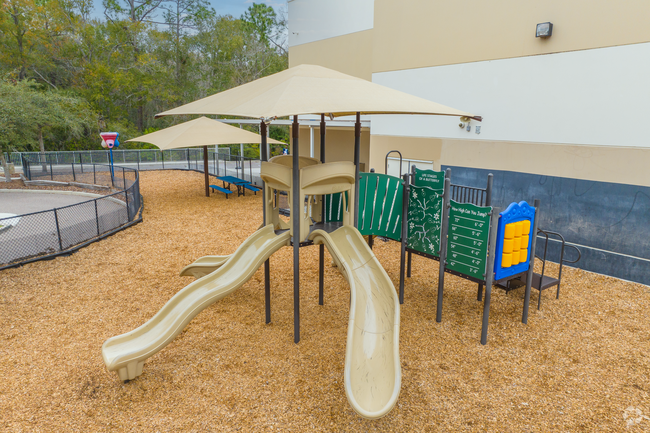 Hillsborough Academy of Math and Science has a playground on campus.
