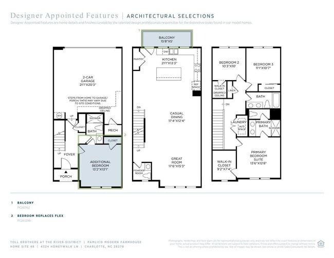 4324 Honeywalk Ln, Charlotte, NC 28278 - photo 2