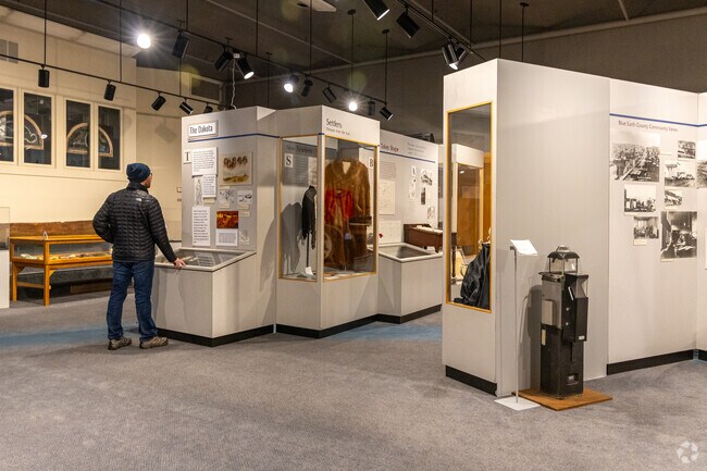 The Blue Earth Historical Society is nearby and features a museum full of local history.