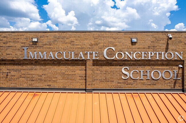 Average enrollment at Immaculate Conception School is over 500 students.