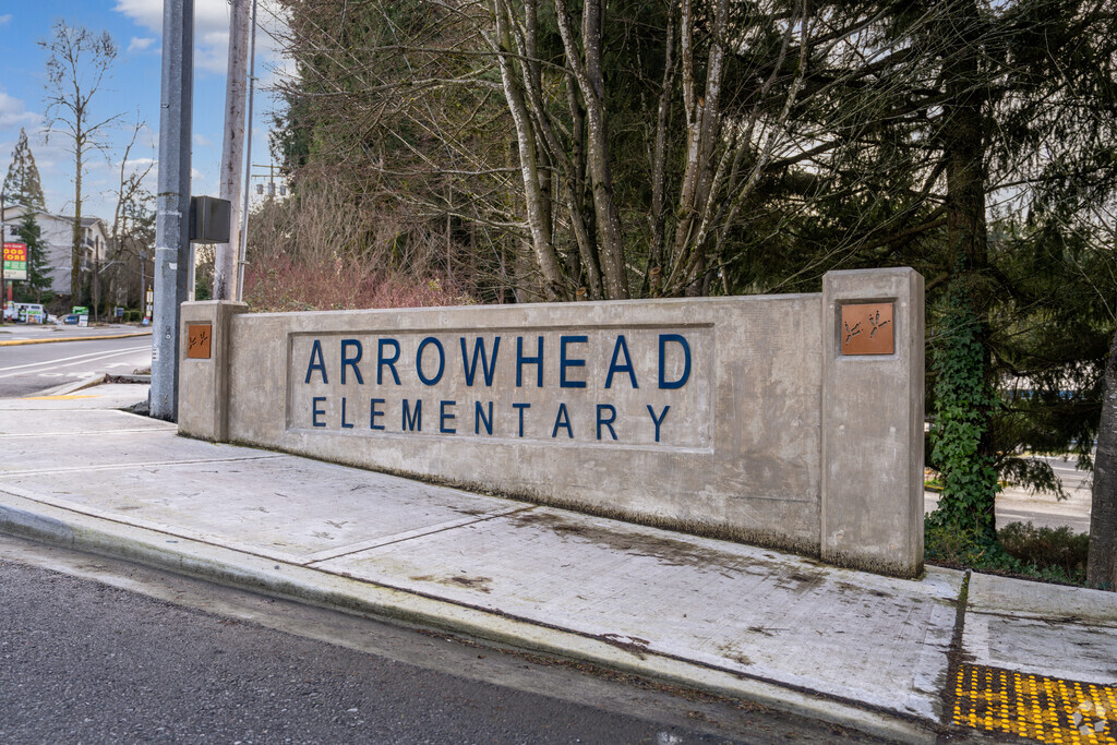 Arrowhead Elementary School signage.