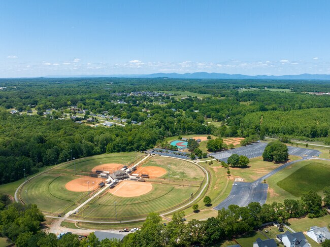 The North Spartanburg Sports Complex sits near the mountains in Boiling Springs.