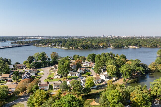 Poplar Hall is a quiet residential community outside of Downtown Norfolk.