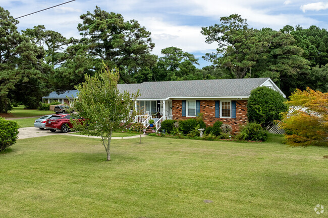 Brick ranch style homes are among the most common in Gloucester.