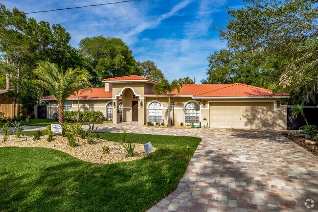 Mediterranean architectural homes add some culture aspects to the Azalea neighborhood.