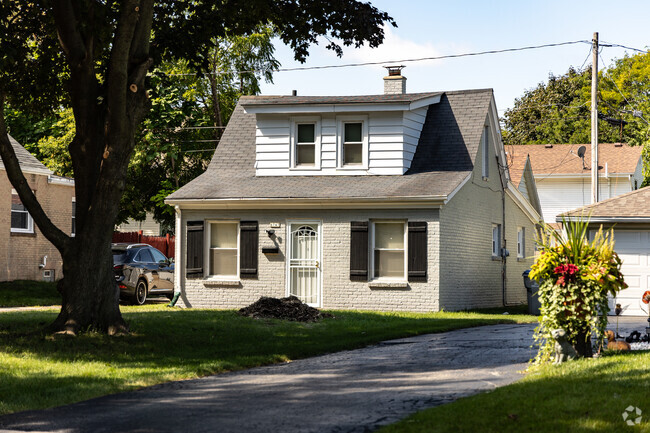 Lovely two-story Cape Cod style houses are plentiful in this NW Milwaukee neighborhood.