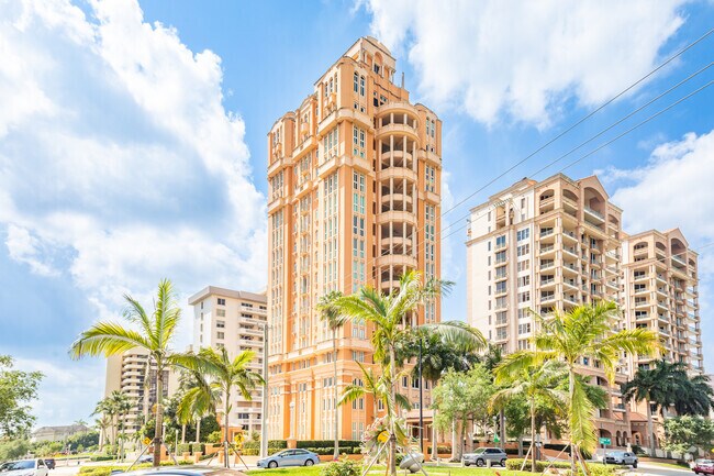 Segovia Tower Condo in Coral Gables speaks volumes and looks over the Granada Golf Course.