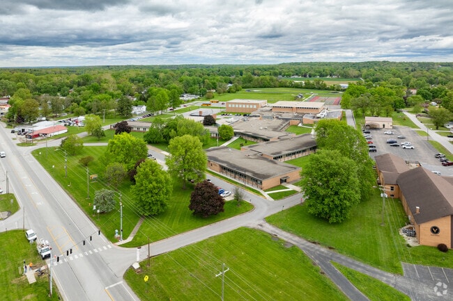 Otter Creek Public Middle School aerial.