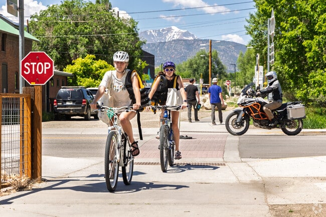 There are several ways to get around downtown Salida.