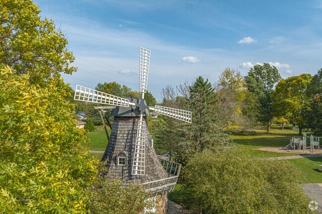 Baldwin’s Windmill Park is home to the iconic windmill, known as the “ornament of the village.”