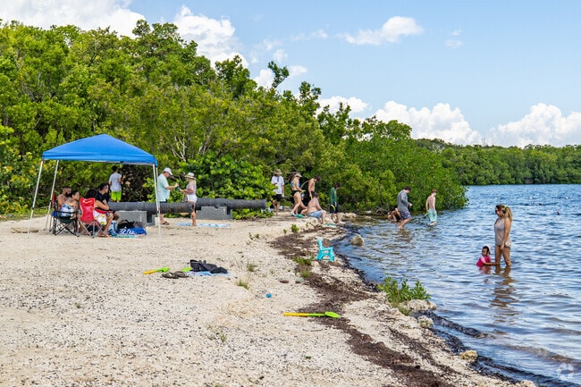 Have a fun beach day at John Pennekamp Coral Reef State Park while living in North Key Largo.