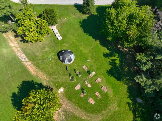 Battlefield Park Elementary School has a small community garden.