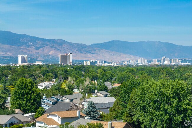 Reed is located in Eastern Sparks and has great views back at Reno and the Sierra Nevadas.