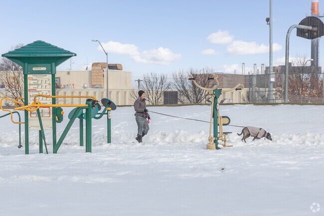 Demetral Park is great for walks with your best friend.