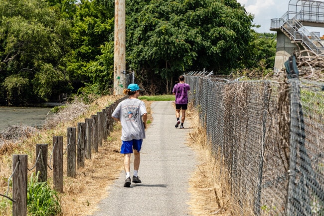 Blackwell residents enjoy having the Manchester Floodwall Walk to get their steps or runs in.
