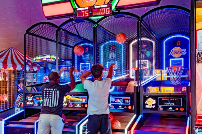 Bethesda residents enjoy the arcade at Frankie's Fun Park.