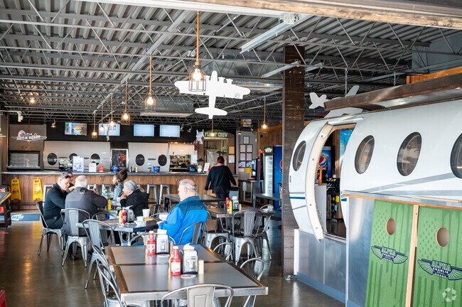 Inside View of Alpha Charlie Grill in Inglenook.