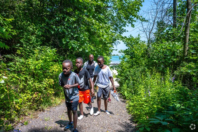 Lakeview residents can walk down to the beach at Lake View Park.