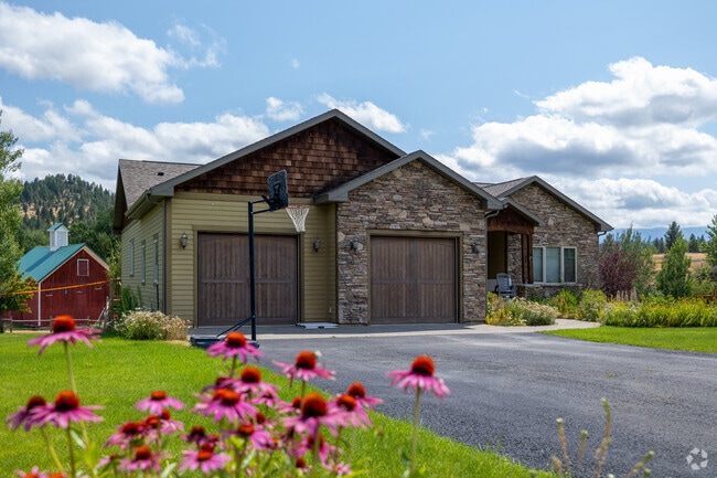 A mixture of styles makes up this mountain craftsman style home in Clancy.