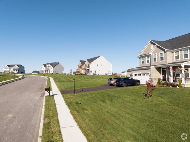 In Pennville you can find new colonial homes with large lots to enjoy.